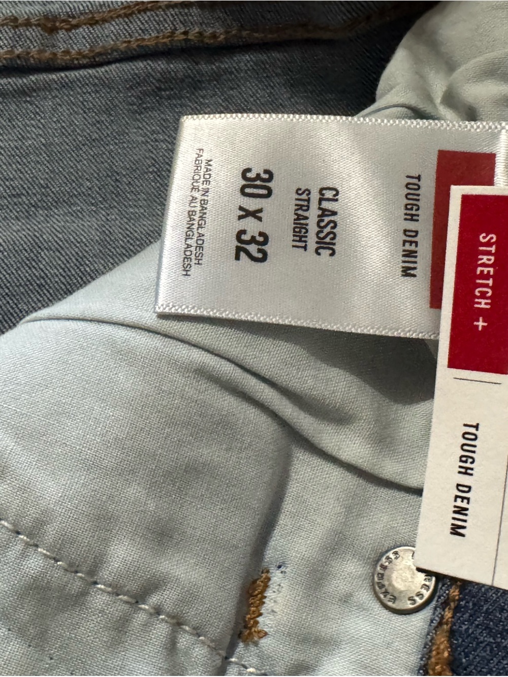 Express Men’s Blue Slim Straight Jeans - Picture 7 of 8